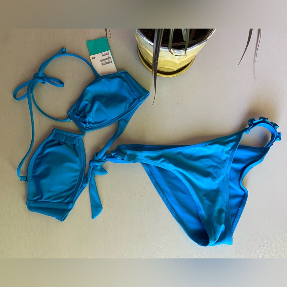 NWT H&M Turquoise Bikini Two Piece Set